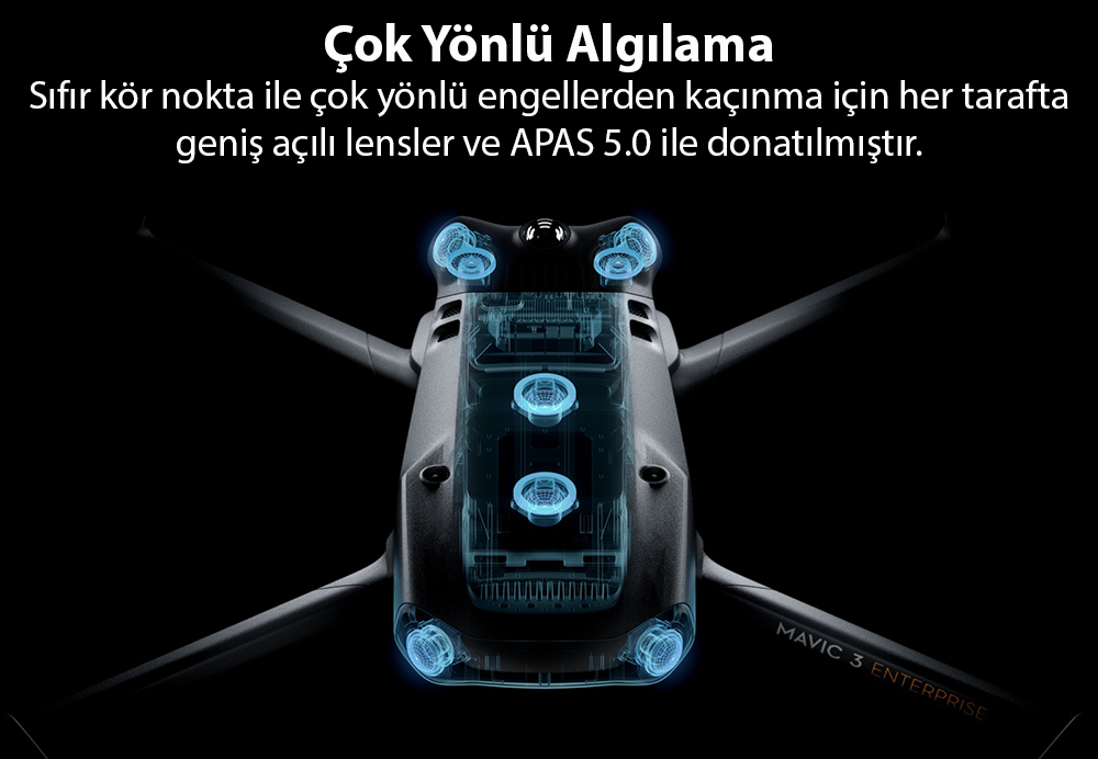 DJI Mavic 3E sensörleri