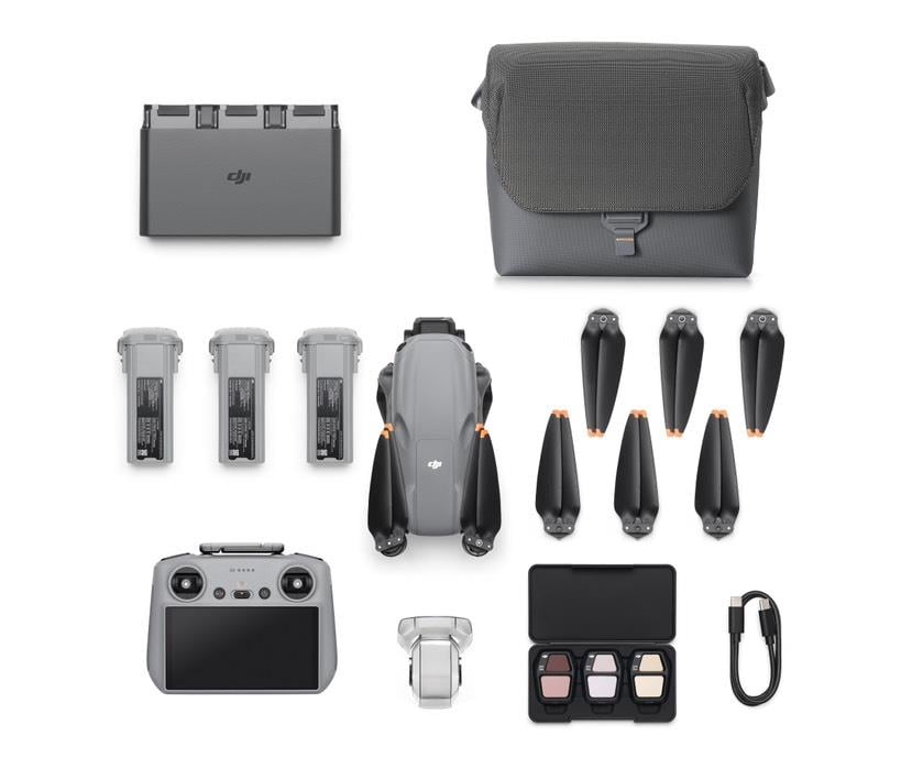 DJI Air 3S Fly More Combo (DJI RC 2) - 128 GB SD Kart Hediyeli