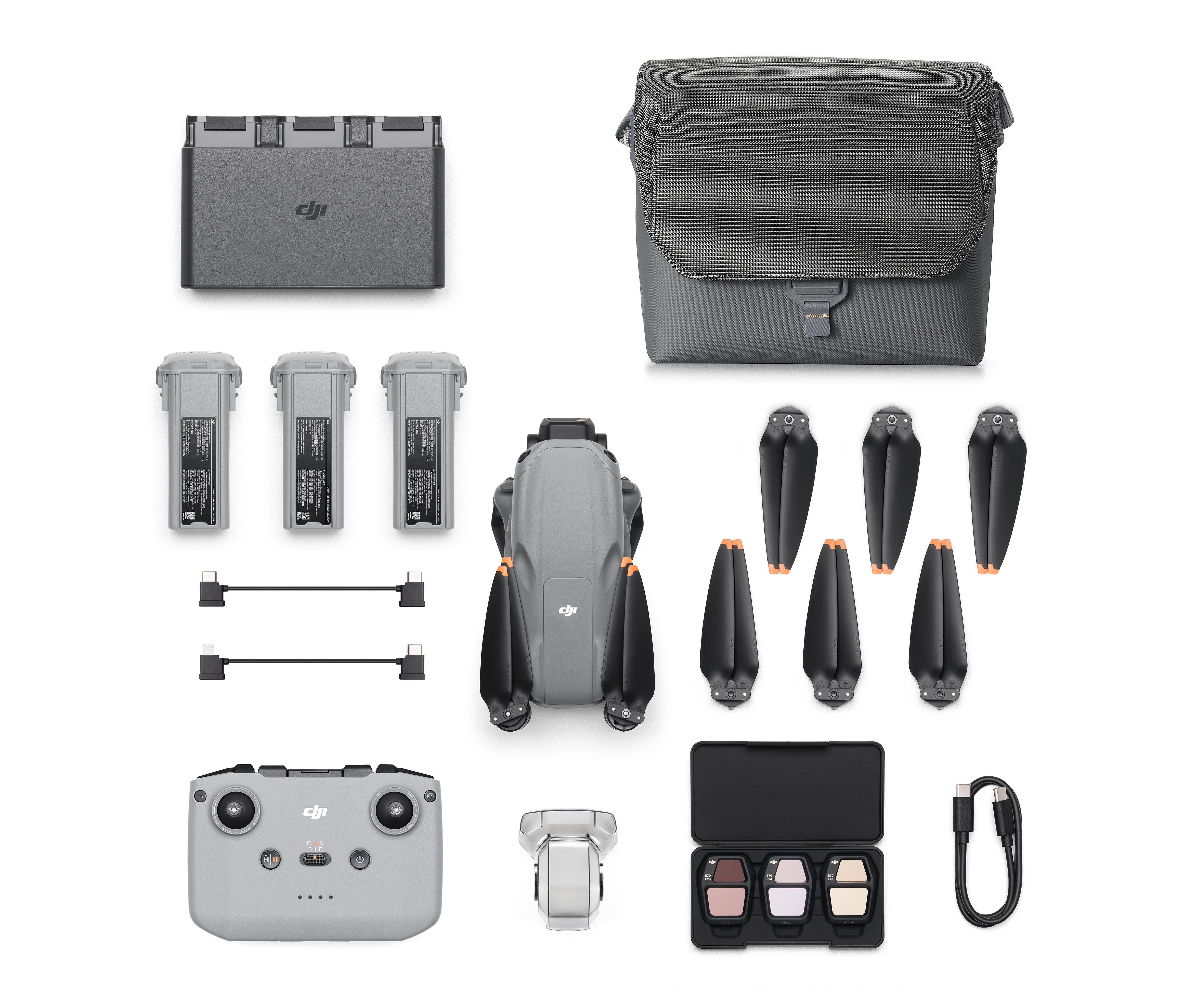 DJI Air 3S Fly More Combo (DJI RC-N3) - 128 GB SD Kart Hediyeli
