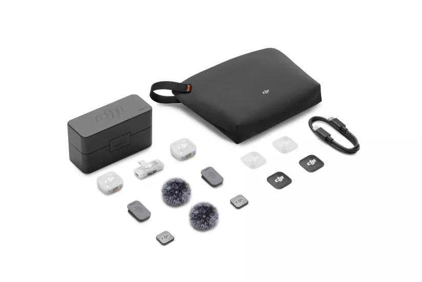 DJI MIC 2 (1 TX + 1 RX) Miktofon Seti - DJI