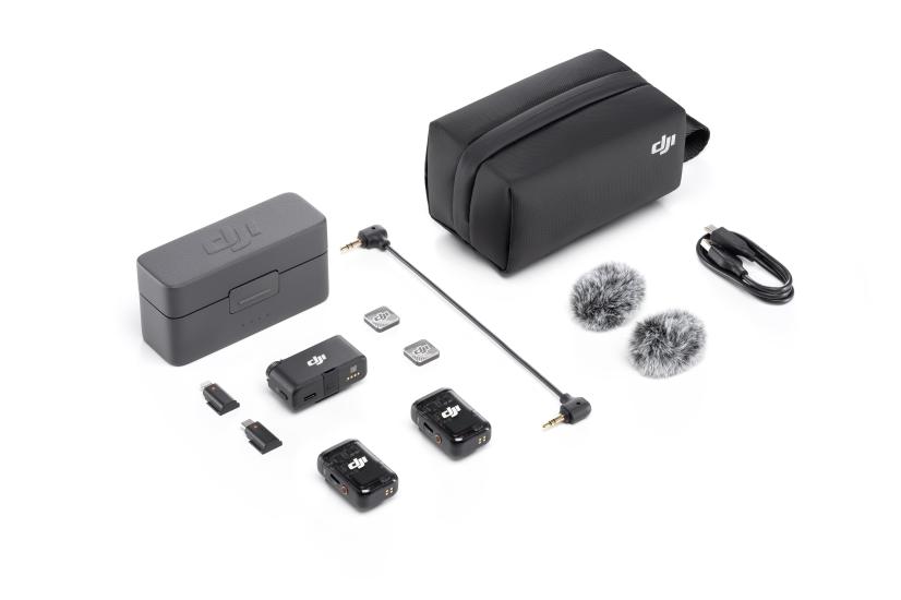 DJI Mic (1 TX + 1 RX) – NewBeeDrone